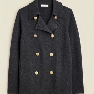 J. Crew Warwick Sweater Blazer in Heather Charcoal